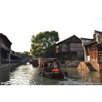 手工定制云南丽江5米乌蓬船，观光旅游木船，手划摇橹船餐饮客船