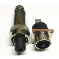 单芯350A直流大电流连接器 电箱启动电源高压防水插头插座连接器