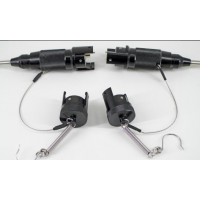 厂家供应2芯野战光纤连接器新款散件