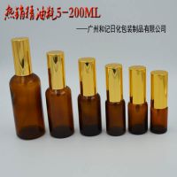 厂家热销大量现货茶色精油瓶5-200ML 化妆品玻璃瓶 30ML精油瓶