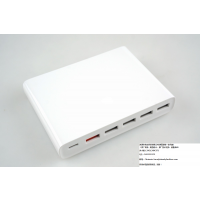 新型6口USB充电器60W快充版解决方案：泰德TD1742+泰德TD8655
