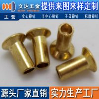 沉头铜铆钉样品图片深圳市文达五金制品有限公司