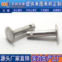 带孔铆钉样品图片可根据提供的图纸或样品加工定制