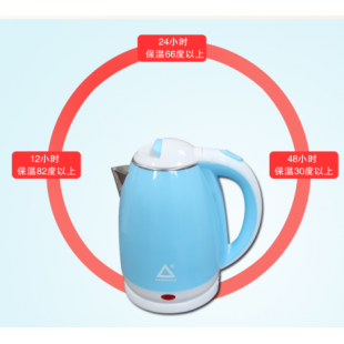 防烫包胶电热水壶2.0L