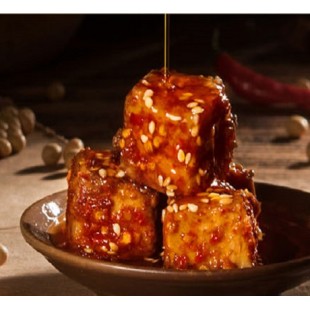 玻璃罐装豆腐乳