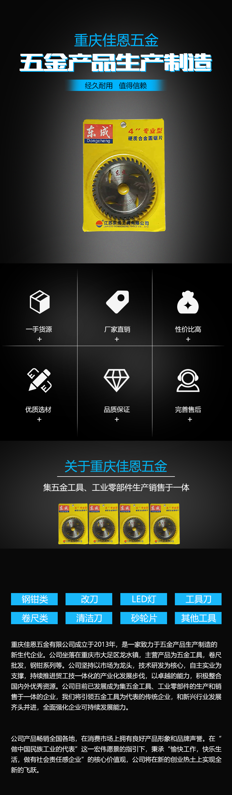 木工锯片详情页