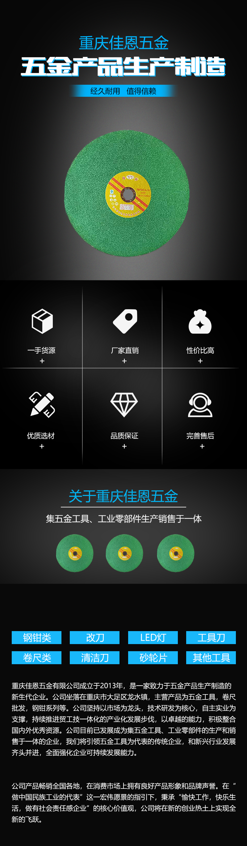 砂轮片详情页