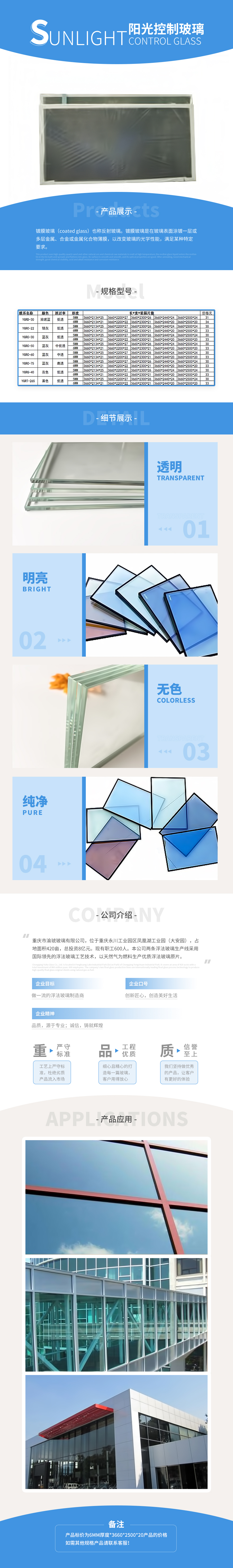 阳光控制玻璃