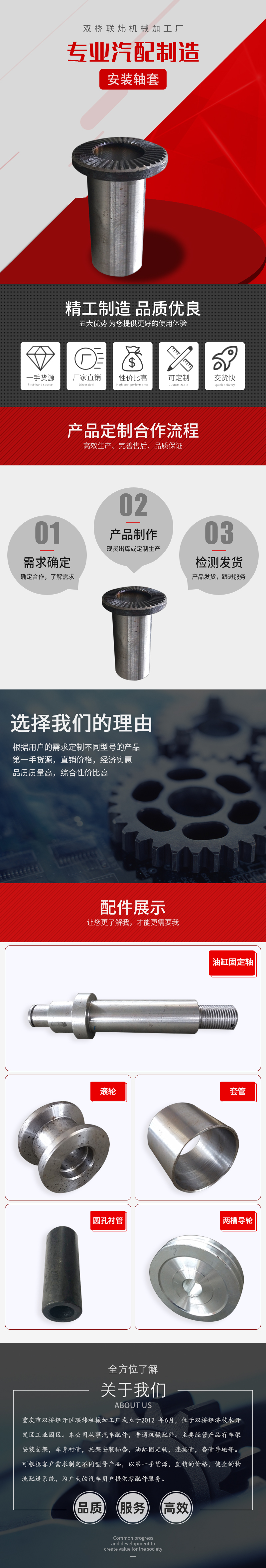 安装轴套