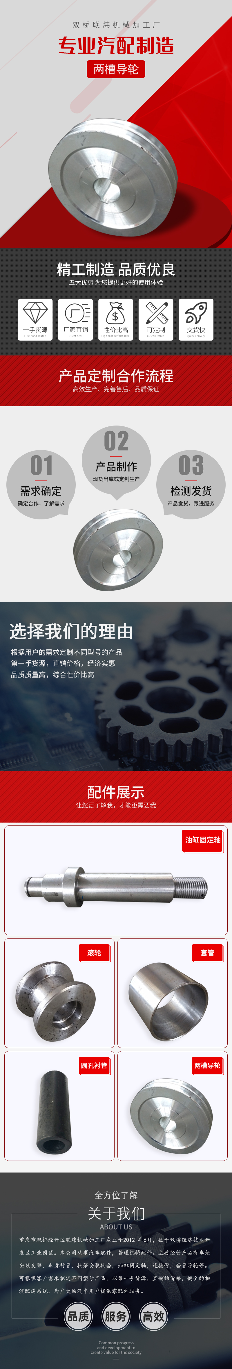 两槽导轮
