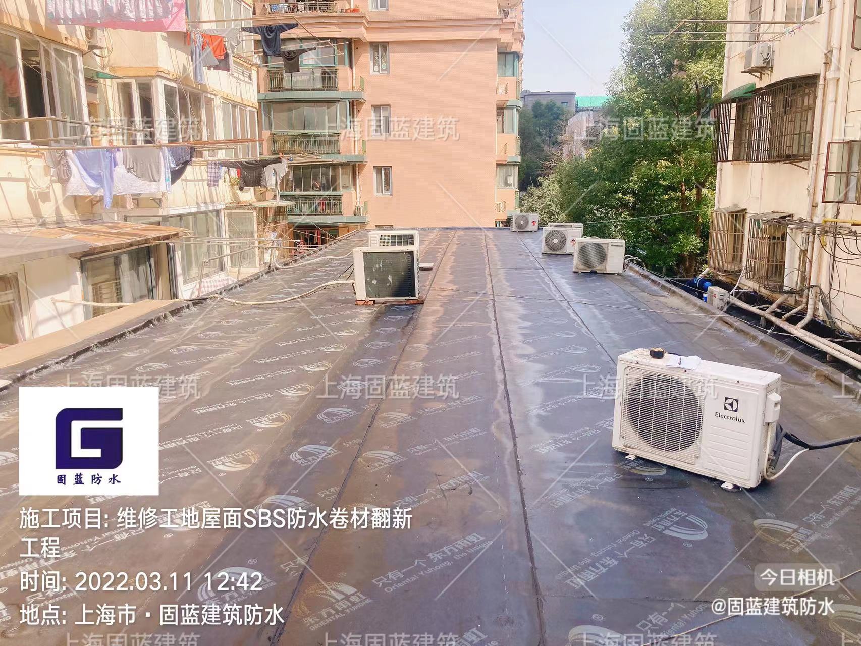 固蓝防水承接各类混凝土屋顶防水补漏堵漏翻新工程