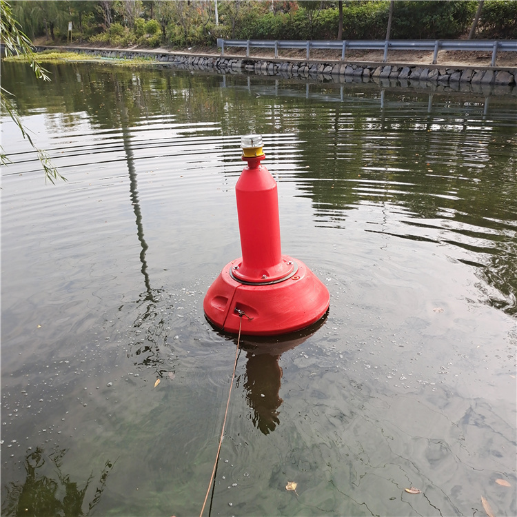 近海防浪堤拦船警示航标方案