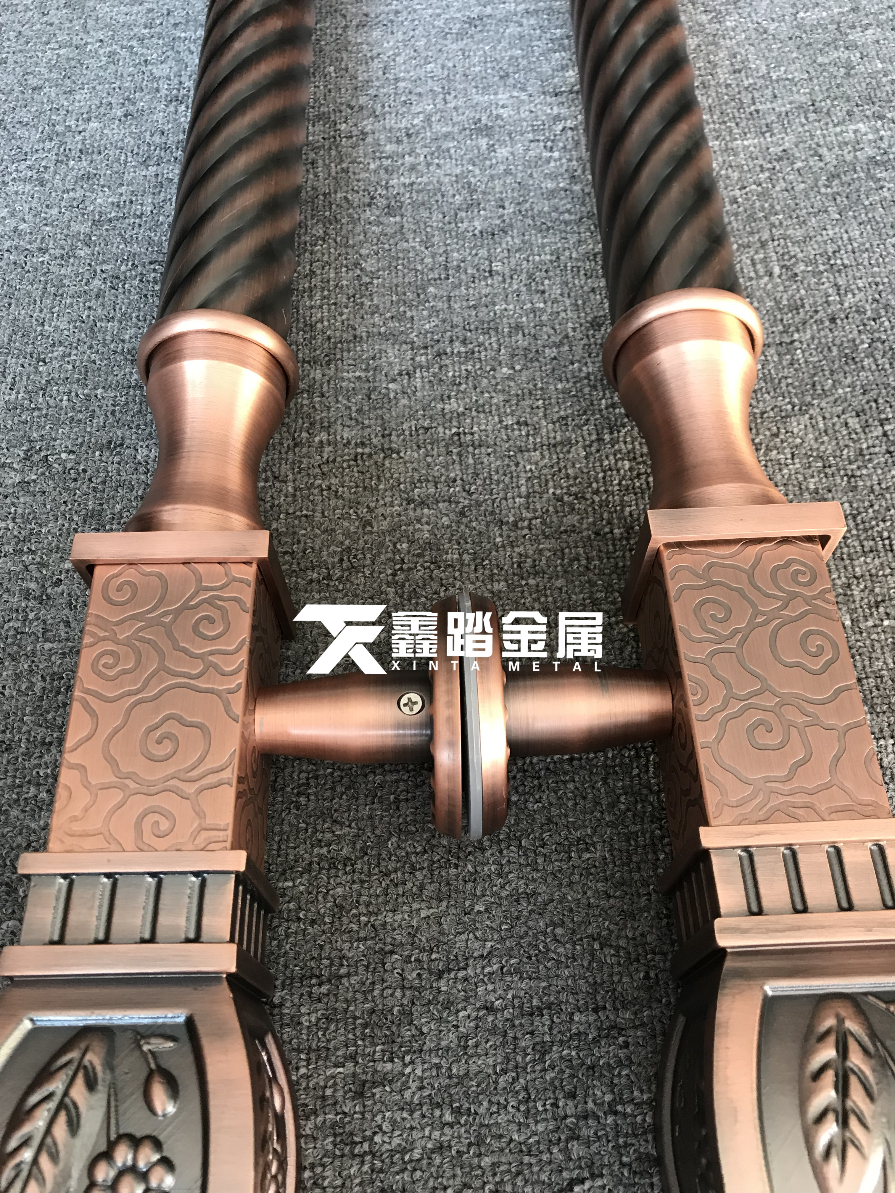 定制推拉门不锈钢红古铜拉手大门不锈钢把手
