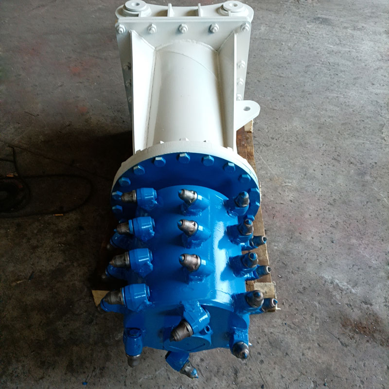 煤矿井下挖掘机铣挖轮视频 纵向铣挖机灵活