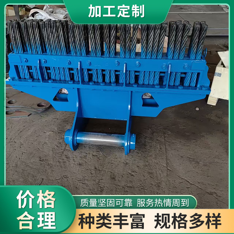 隧道仰拱钢刷厂家直销 挖掘机改装仰拱钢刷
